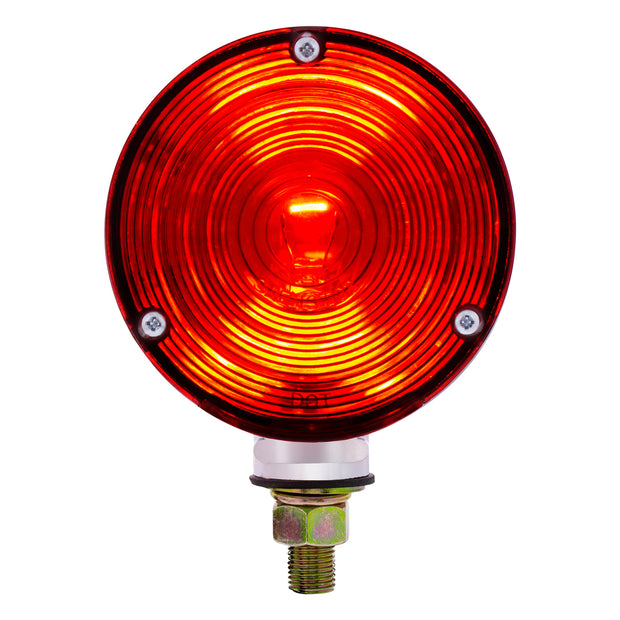 Double Face Turn Signal Light With 1156 Bulb - Amber & Red Lens