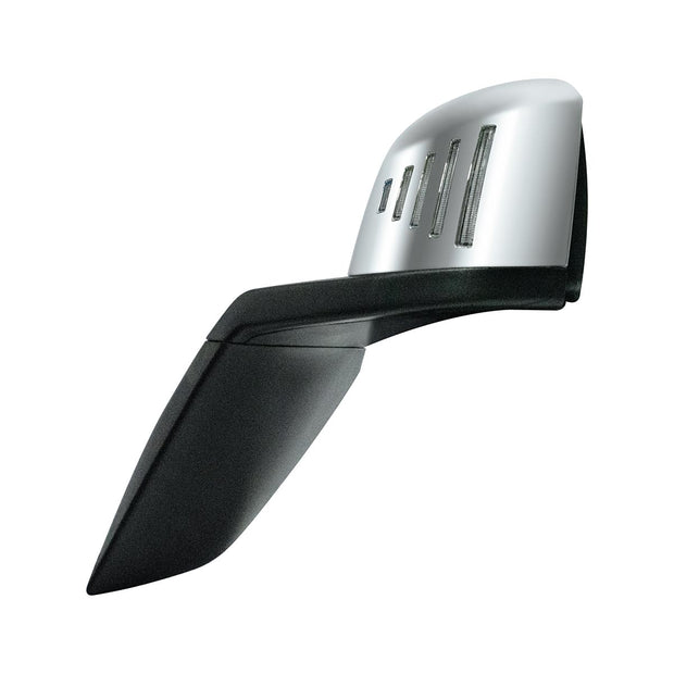 Hood Mirror Assembly W/LED Lights On Mirror Cover & Glass For 2018-2024 Volvo VNL - Driver