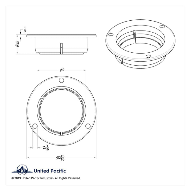 2" Mounting Bezel