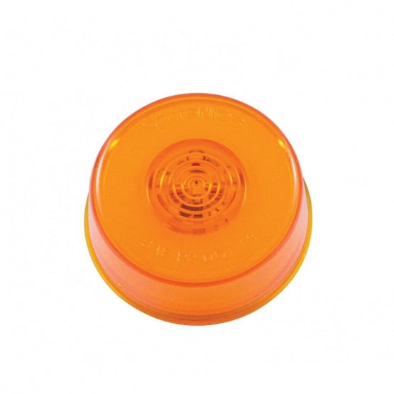 6 LED 2" Round GloLight (Clearance/Marker) - Amber LED/Amber Lens