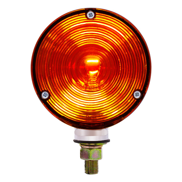 Double Face Turn Signal Light With 1156 Bulb - Amber & Red Lens
