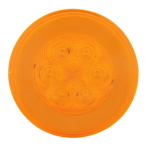 21 LED 4" GloLight (Turn Signal) - Amber LED/Amber Lens