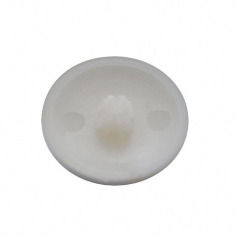 Chrome Plastic Push-On Covers For Phillips Round Head Screw (10-Pack)