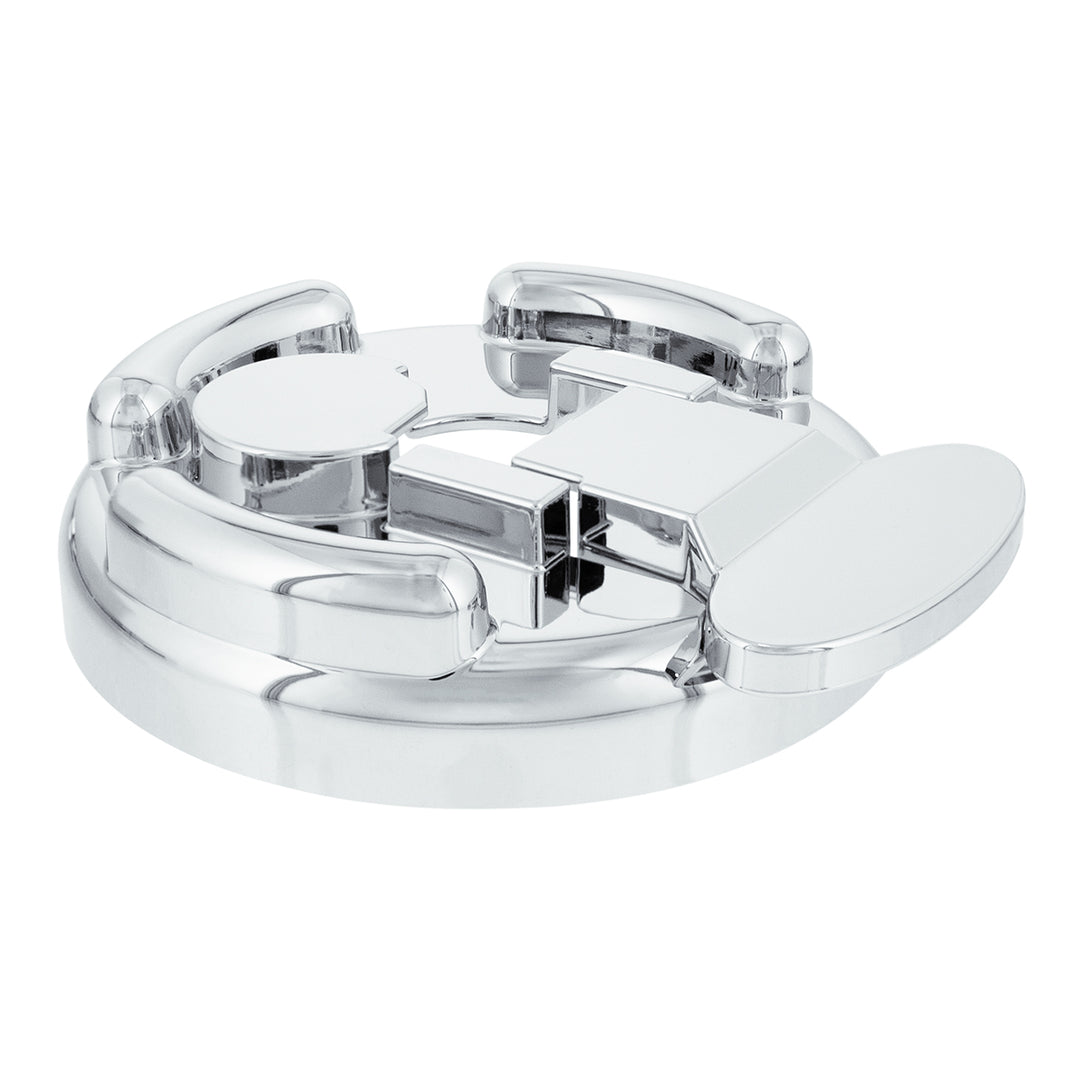 Chrome Plastic Fuel Cap Cover For Peterbilt - Locking