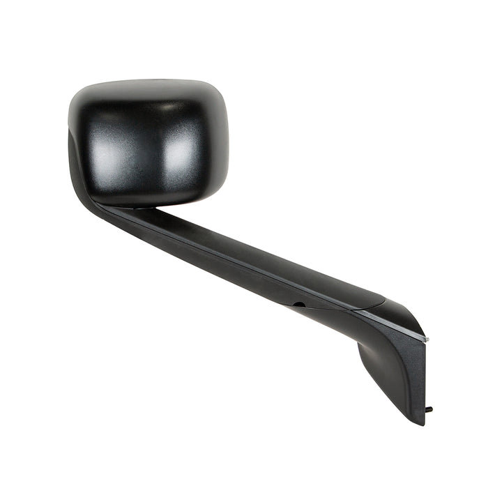 Black Hood Mirror With Heated Lens For 2018-2024 Freightliner Cascadia - Passenger