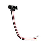 3 Wire Pigtail With 3 Prong Right Angle Plug - 12" Lead (Retail)