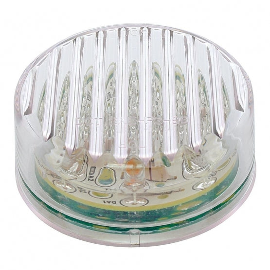 13 LED 2-1/2" Round Light (Clearance/Marker) - Red LED/Clear Lens