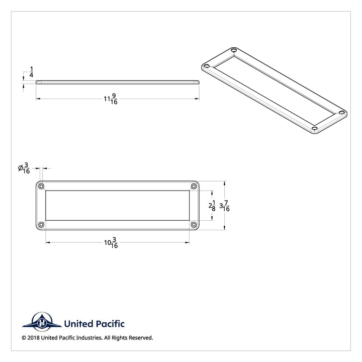 Chrome Plastic A/C Control Bezel