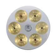 Chrome Aluminum Gun Barrel Air Valve Knob - Screw-On