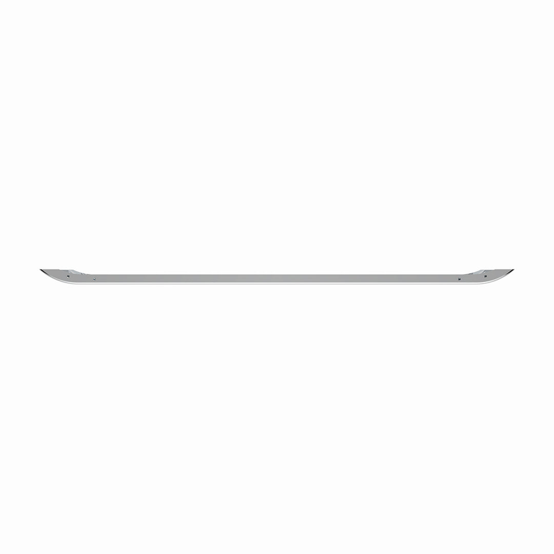 SS Clad Aluminum Bumper For 1987-2007 Peterbilt 379 - Curved Ends