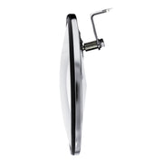 8-1/2" 430 Stainless Steel 320R Convex Mirror - Offset Mounting Stud