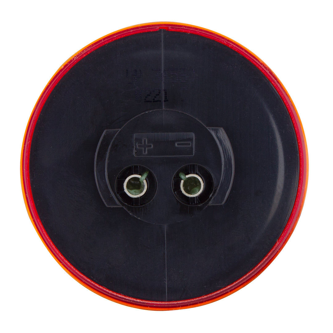 4 LED 2-1/2" Round Abyss Light (Clearance/Marker) - Red LED/Red Lens