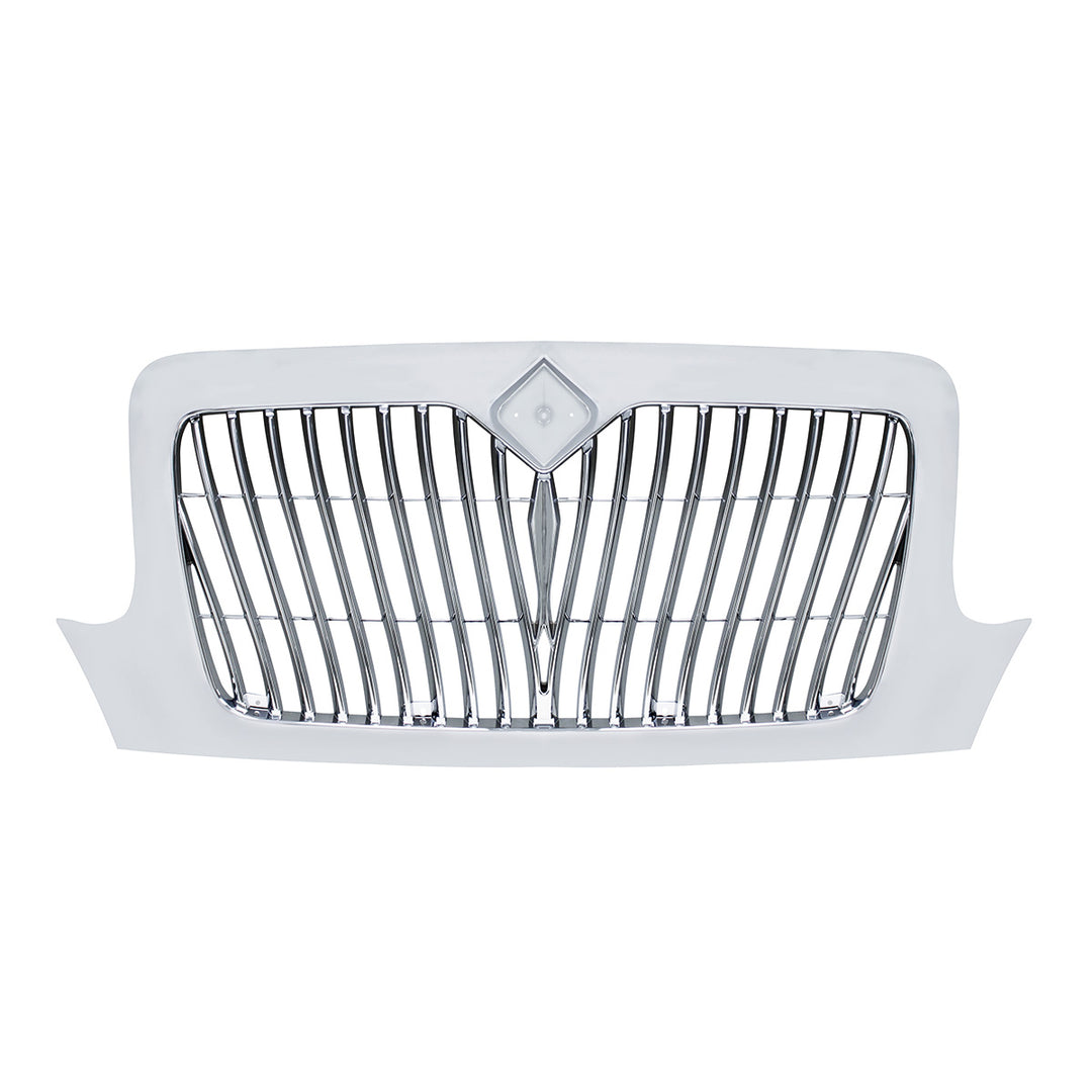 Chrome Grille With Curved Grille Bars For 2002-2018 International Durastar