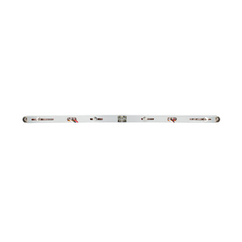 Dual 24 LED Dual Function 12" GloLight Bar With Bezel - Amber LED/Amber Lens