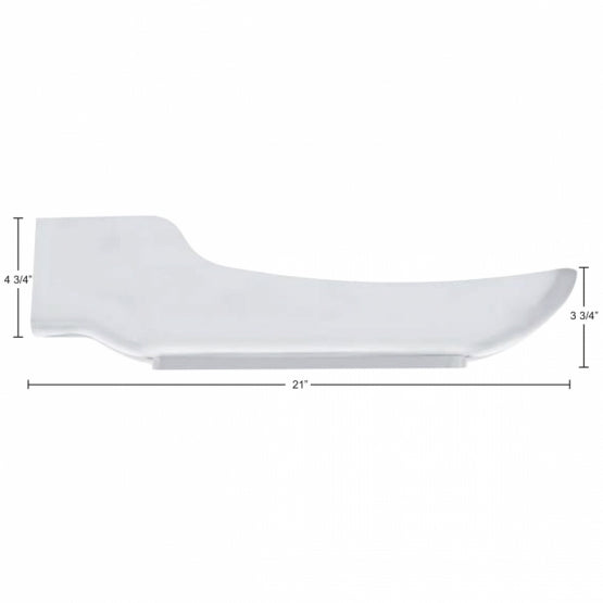 14 Amber LED Front Fender Cover For Peterbilt 388 (2008-2015) & 389 (2008-2023)-Chrome Lens - Driver
