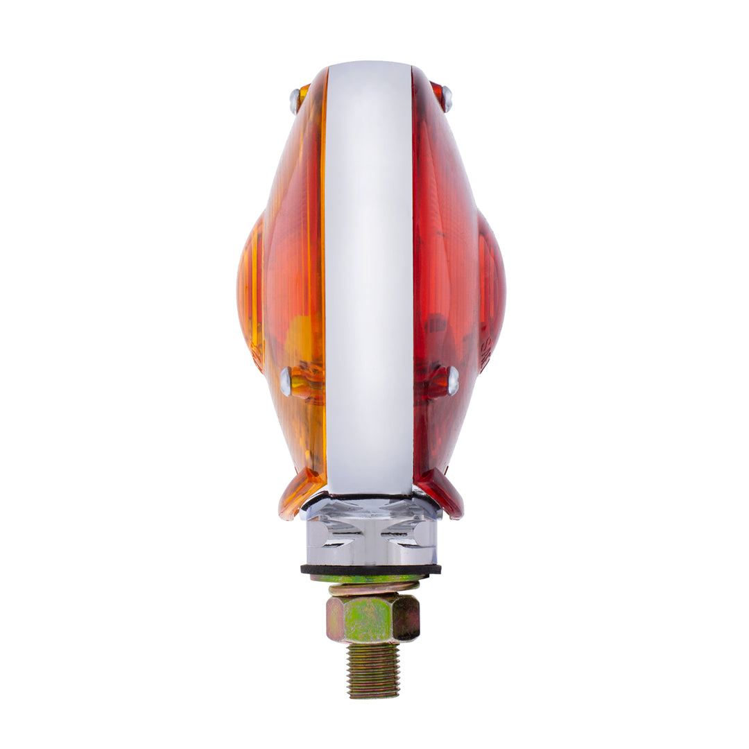 Double Face Turn Signal Light With 1156 Bulb - Amber &amp; Red Lens