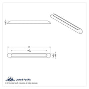 17" LED Light Bar Bezel