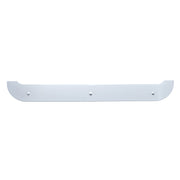 4" X 24" Chrome Contour Bottom Mud Flap Plate - Bolt Thru
