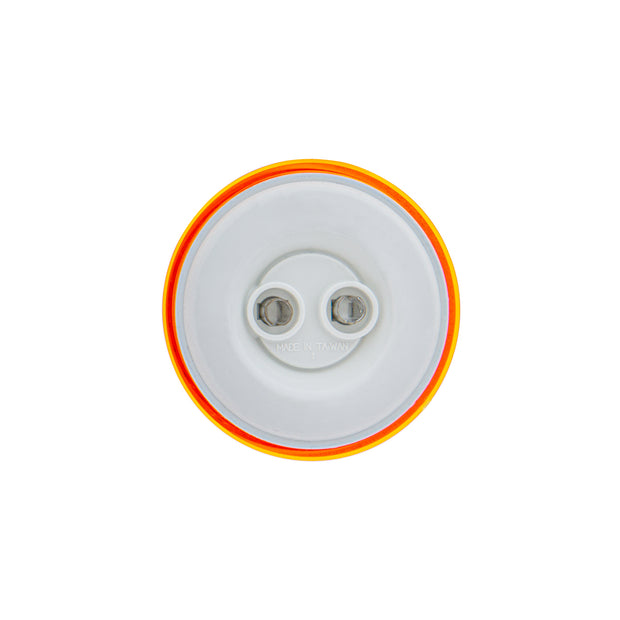 7 LED 2" Round Turbine Light (Clearance/Marker) - Amber LED/Amber Lens