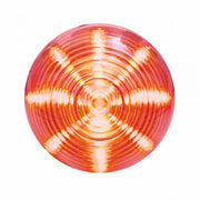 13 LED 2-1/2" Round Beehive Light (Clearance/Marker) - Red LED/Clear Lens