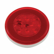 21 LED 4" Round GloLight (Stop, Turn & Tail) - Red LED/Red Lens