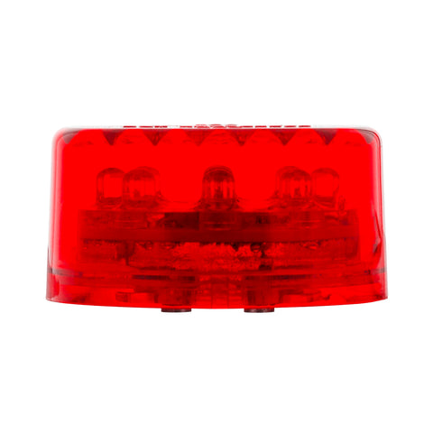 9 LED 2" Round Light (Clearance/Marker) - Red LED/Red Lens