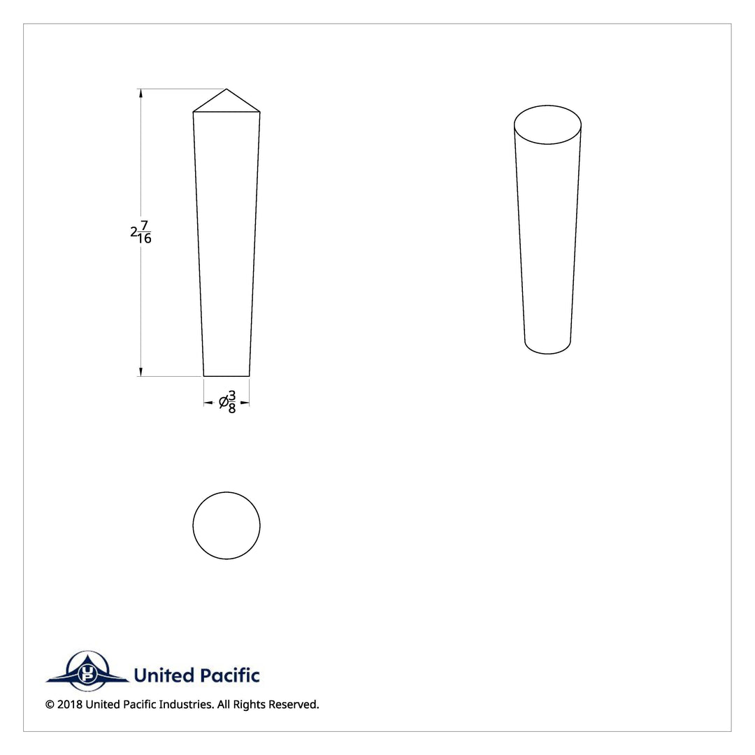 Chrome Long Toggle Switch Extension For Peterbilt (4-Pack)