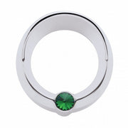 Signature Series Small Gauge Bezel With Visor For Freightliner - Green Crystal