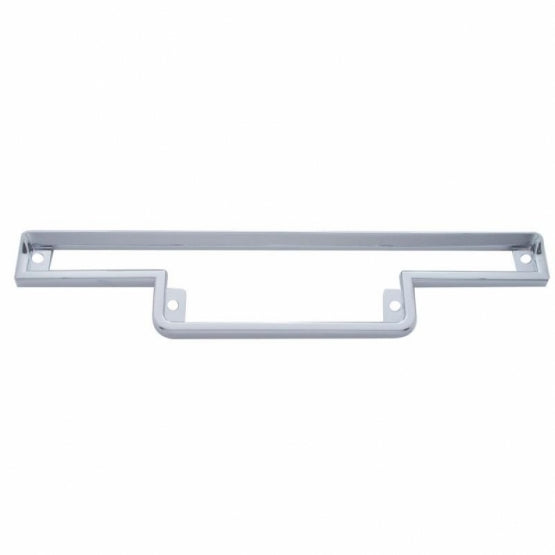 Chrome Plastic Warning Light Panel Bezel With Visor For 1990-2000 Peterbilt 379/378/377