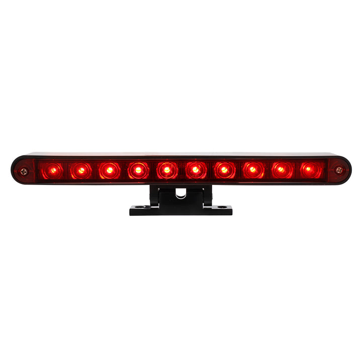 10 LED Split Function 3rd Brake Light With Black Swivel Pedestal Base - Red LED/Red Lens