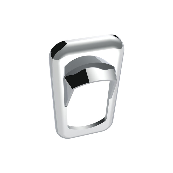 Chrome Plastic Rocker Switch Bezels With Switch Guard (3-Pack)