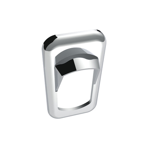 Chrome Plastic Rocker Switch Bezels With Switch Guard (3-Pack)