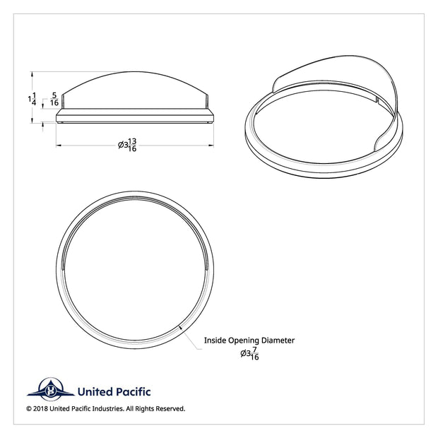 Speed/Tachometer Gauge Bezel With Visor For 2007 And Newer International