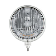 Stainless Guide 682-C Style Headlight H4 Bulb With 6 Amber LED