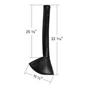30" Vinyl Shifter Boot - Black