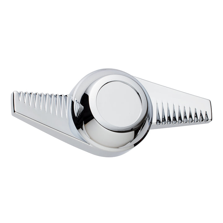 Chrome Plastic 2-Bar "Groovy" Hubcap Spinner