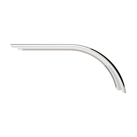 60" 430 Stainless Steel (16ga) Roll Formed Edge Smooth Half Fender - SS Series (Pair)