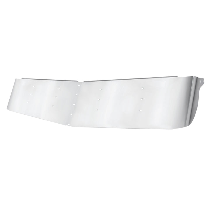 13-1/2" Stainless Curved Drop Visor For 1995-2006 Kenworth W900