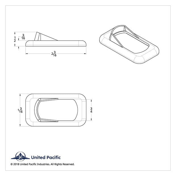 Chrome Plastic Rocker Switch Bezels With Switch Guard (3-Pack)