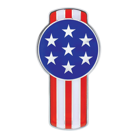 Chrome Die Cast USA Flag Emblem