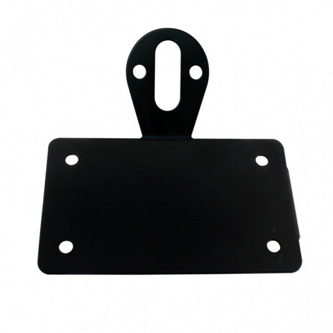 Black "Bobber" Motorcycle Style Horizontal Side Mount Light Bracket