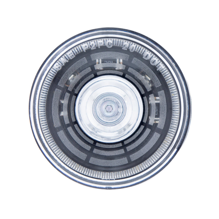 4 LED 2" Round Abyss Light (Clearance/Marker) - White LED/Clear Lens