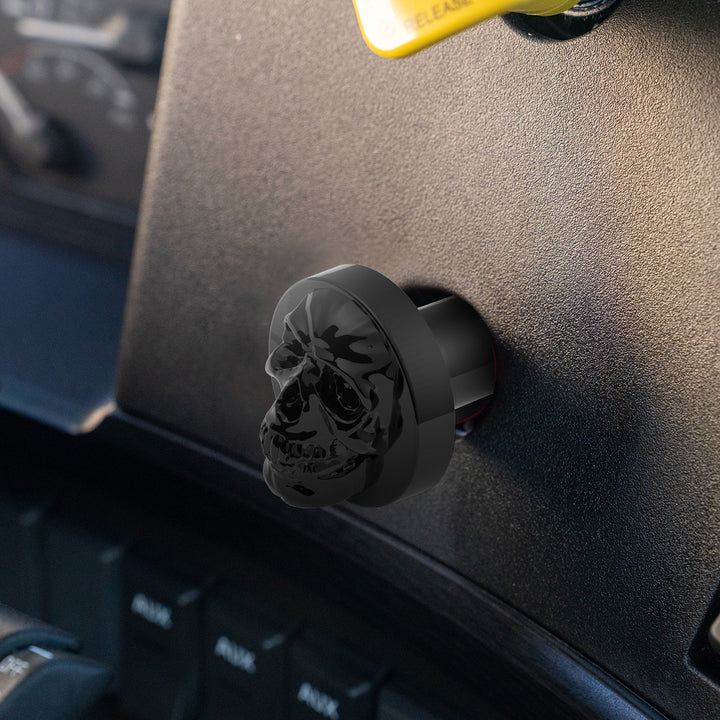 Skull Air Valve Knob - Black