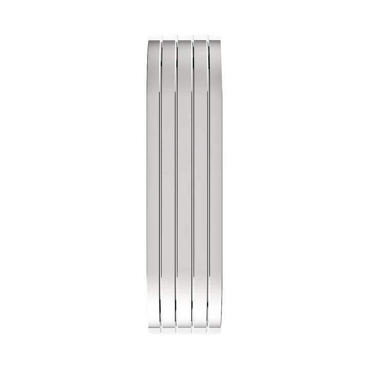 120" 430 Stainless Steel (16ga) Beaded Edge Ribbed Full Fender 54" Spread - SR Series (Pair)