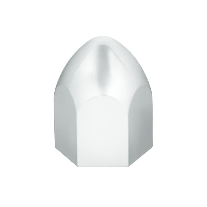 1" X 1 5/8" Chrome Plastic Bullet Nut Cover - Push-On (50-Pack)
