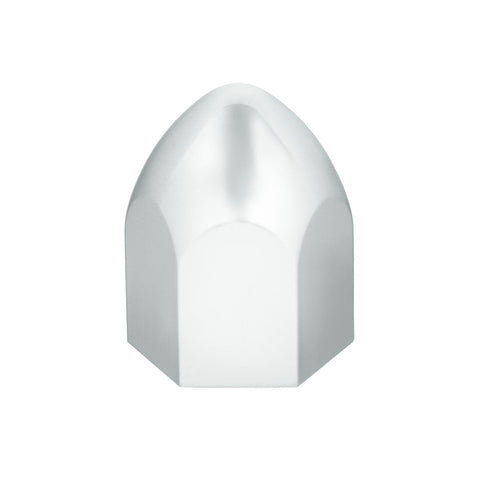 1" X 1 5/8" Chrome Plastic Bullet Nut Cover - Push-On (50-Pack)