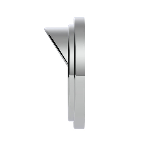 Chrome Plastic Small Gauge Bezel With Visor For Freightliner