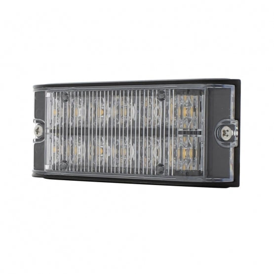 12 High Power LED Low Profile Warning Lighthead - Amber LED