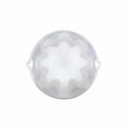 9 LED Dual Function GloLight Watermelon Grakon 1000 Style Cab Light - Amber LED/Clear Lens