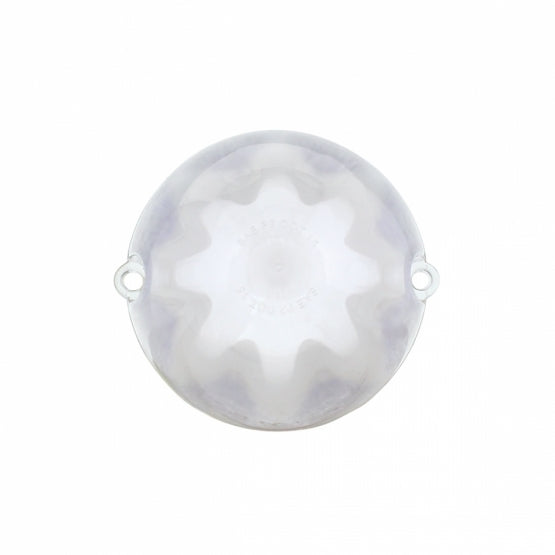 9 LED Dual Function GloLight Watermelon Grakon 1000 Style Cab Light - Amber LED/Clear Lens